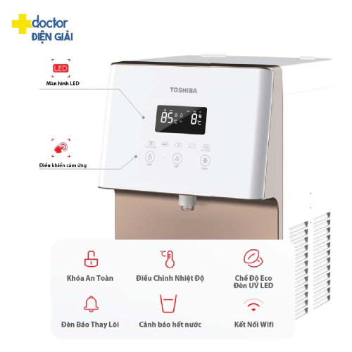 Máy lọc nước nóng lạnh RO Toshiba TWP-W1643SV(W)